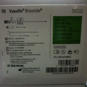 VASOFIX IV G18 1,30 x 33 mm, culoare verde