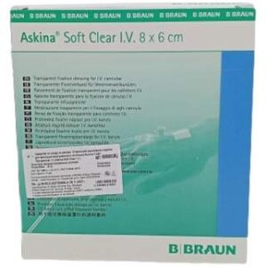 ASKINA SOFT CLEAR I.V. 8 X 6 CM