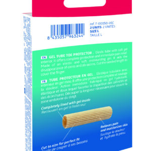 Tub gel protector cu striaţii – 2,5 X7,5 cm lungime; cod F-00050-05B